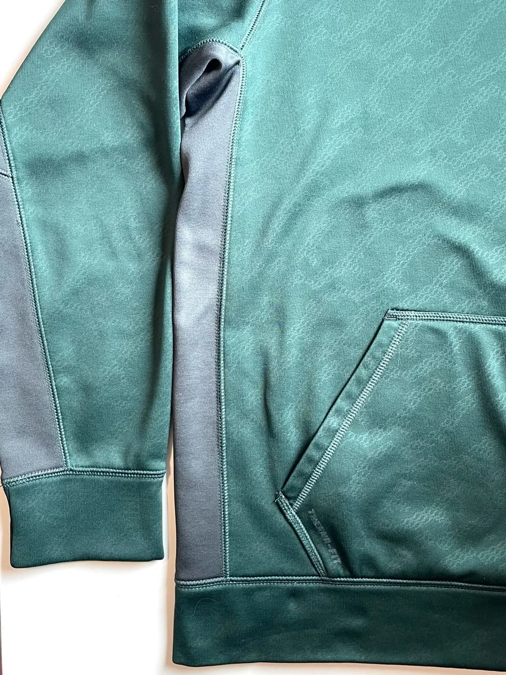 Nike Spartans Fleece Therma-Fit Hoodie - Tonal Graphic Pattern - Large